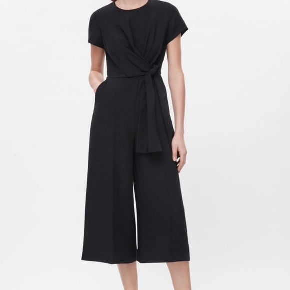 cos black jumpsuit